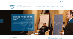 Desktop Screenshot of keynote.cz