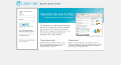Desktop Screenshot of ksc.keynote.com